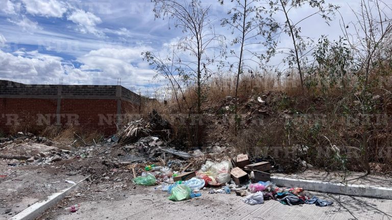 Usan lotes baldíos como tiraderos