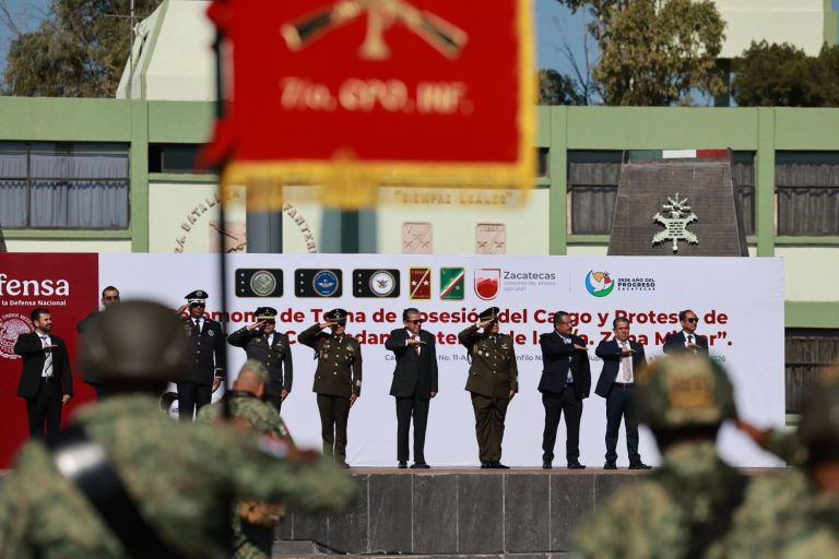 Rinde protesta General Armando Toscano Yáñez, como Comandante Interino de la Decimoprimera Zona Militar.