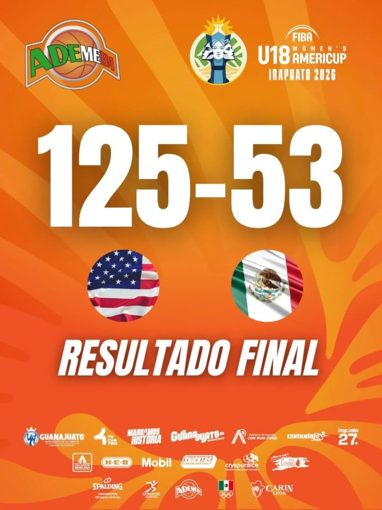 Estados Unidos frena a México en el AmeriCup U18