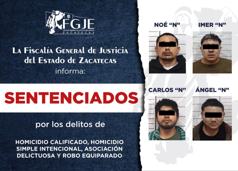 Sentencian a cuatro por homicidio