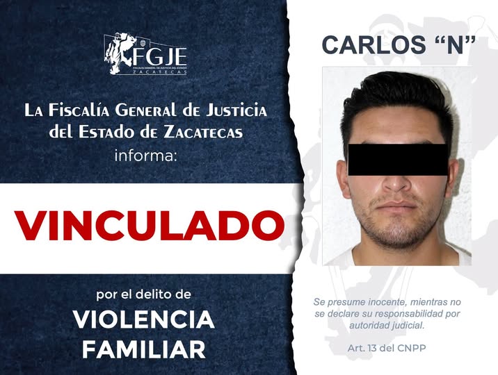 Vinculan a proceso a Carlos «N» por violencia familiar