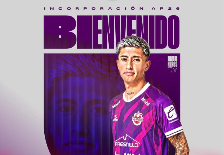 Alonso Sandoval, primer refuerzo de Mineros para Torneo Apertura 2026
