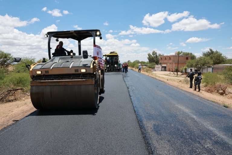 Al 13 por ciento rehabilitación de carretera Fresnillo-Valparaíso-Vicente Guerrero