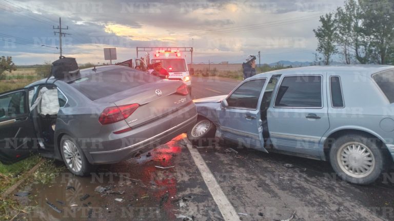 Choque en Río Florido deja una persona lesionada