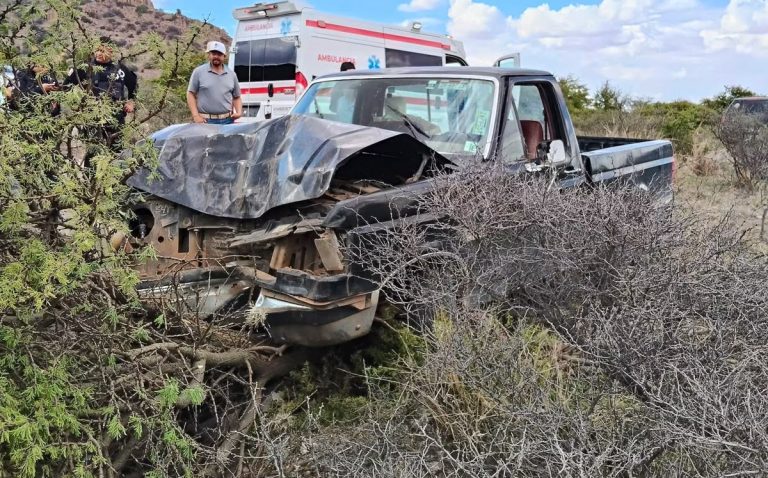 Choque en la estatal de Sombrerete deja una persona lesionada