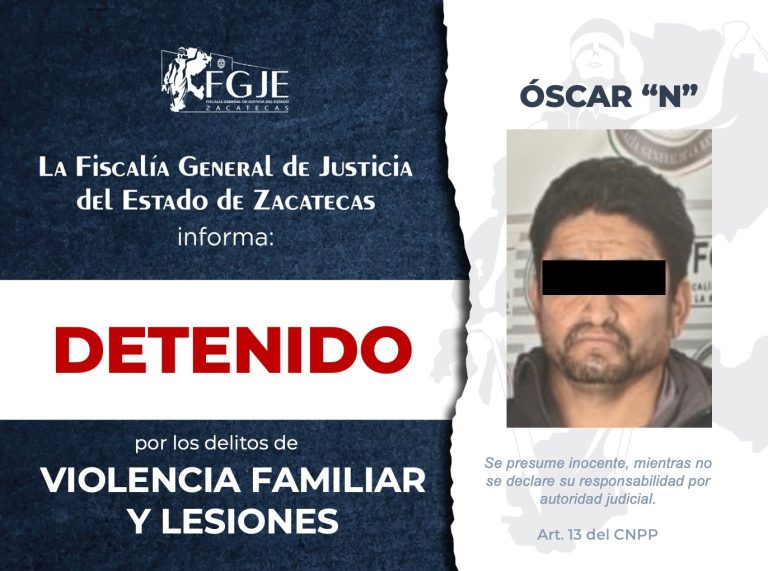 Deportan a Óscar a Zacatecas; lo buscaban por violencia familiar
