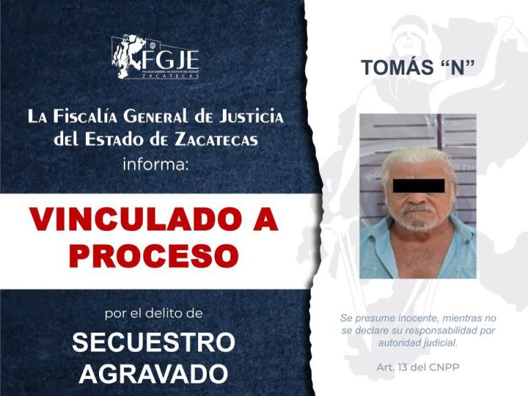 Lo vinculan a proceso por presunto secuestro agravado