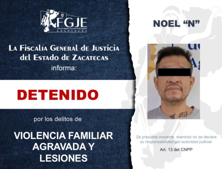 Detienen a hombre buscado en Zacatecas en Aguascalientes