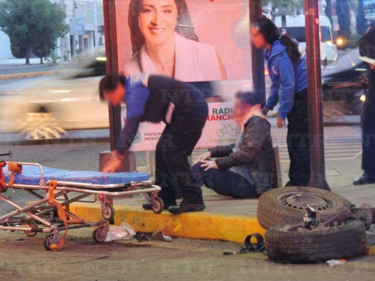 Se accidenta ambulancia de Remeza en Aguascalientes