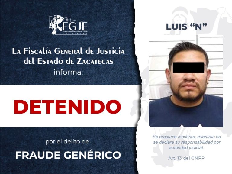 Ejecuta FGJE cuatro órdenes de aprehensión