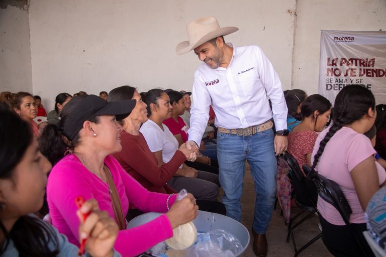 Realiza Ulises Mejía Asamblea Informativa en Cañitas