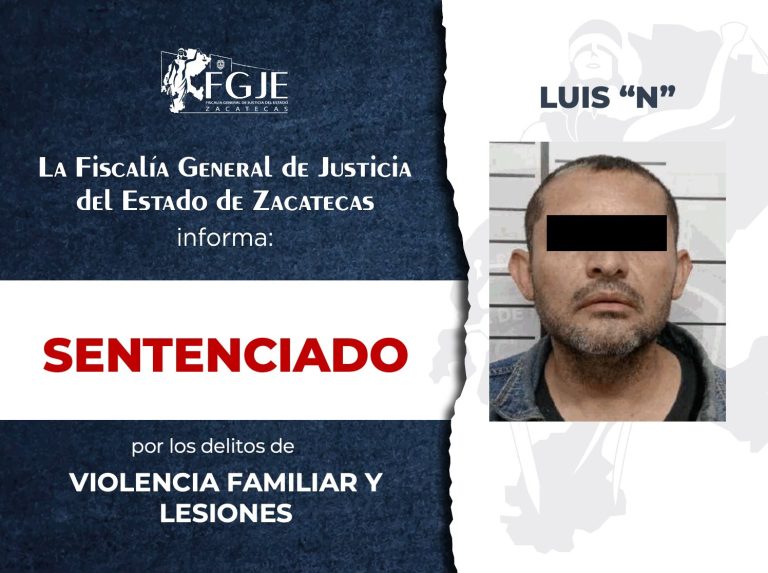 Lo sentencian a dos años de prisión por violencia y lesiones
