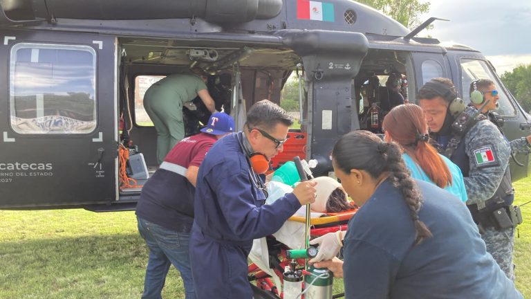 Apoya SSP en traslado urgente de niña