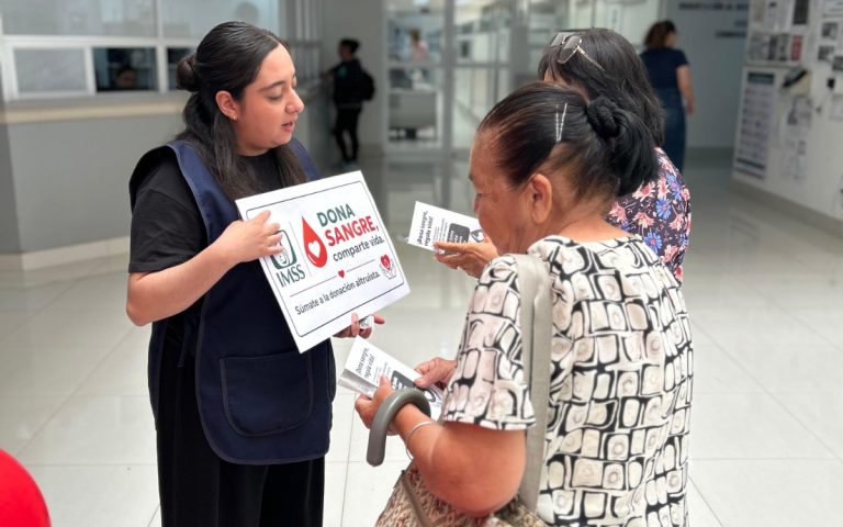 Concientiza IMSS Zacatecas sobre la donación altruista de sangre
