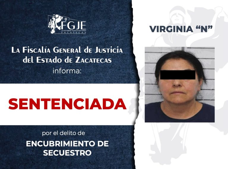 Sentencian a Virginia por encubrimiento de secuestro