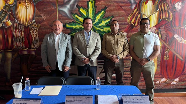 Realizan primera reunión del Consejo Municipal de Protección Civil