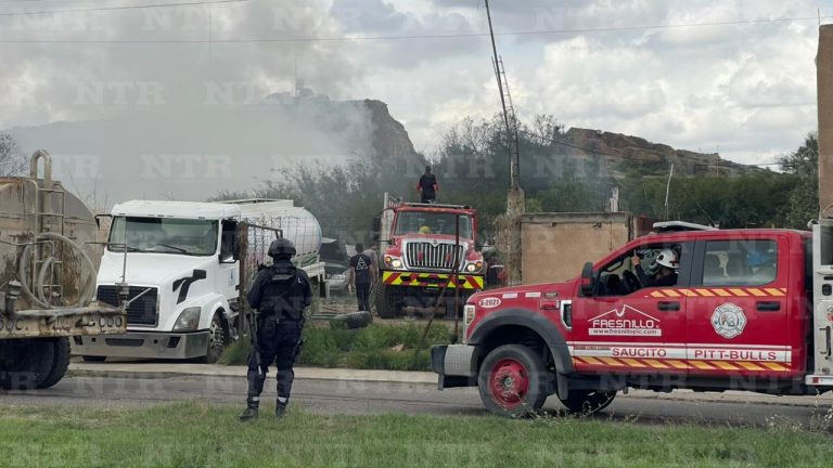 Se incendia Yonque San Juan en Fresnillo