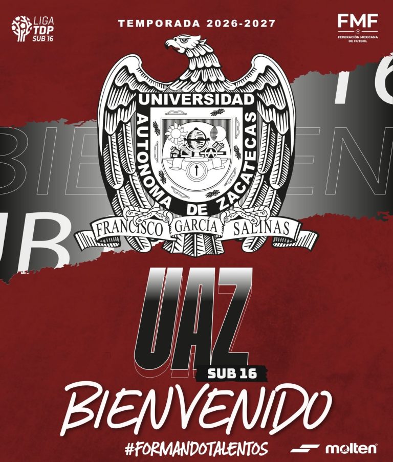 Tuzos UAZ se incorpora a la Liga TDP Sub 16