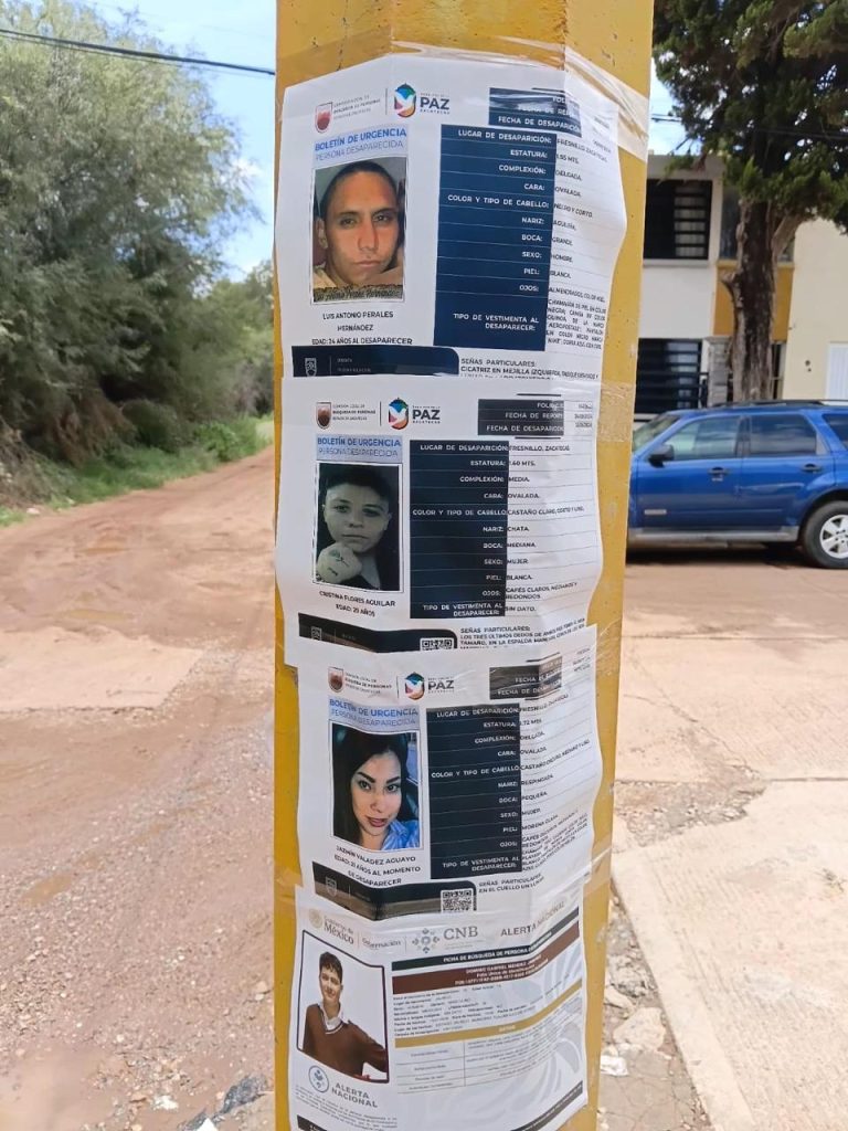 Continúan labores de búsqueda en Fresnillo