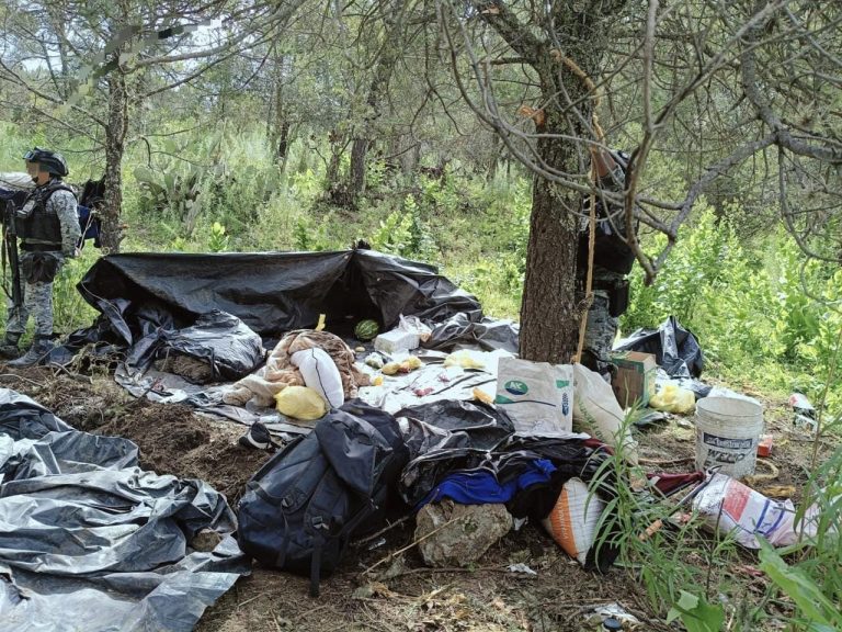 Desmantelan campamento delincuencial en Chalchihuites