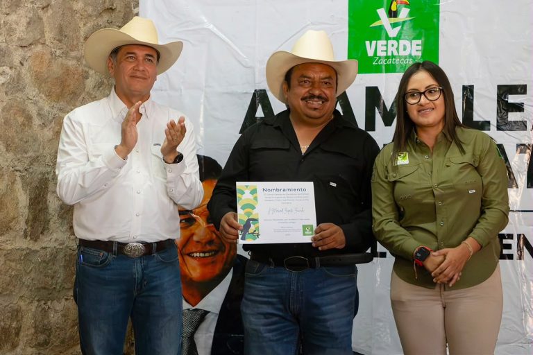 Rinde protesta delegado municipal del Partido Verde