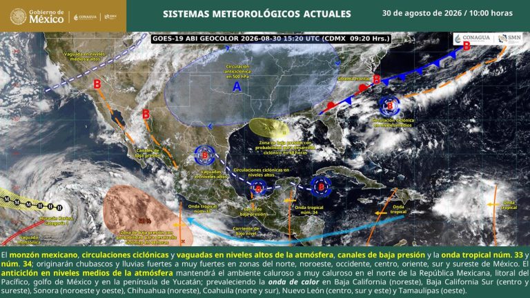 Pronostican lluvias intensas en Zacatecas