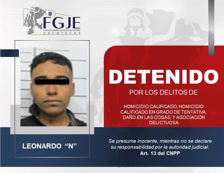 Ejecuta FGJE cinco órdenes de aprehensión