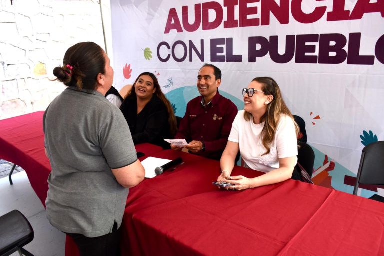 Realizan Audiencia con el Pueblo en Lomas del Consuelo
