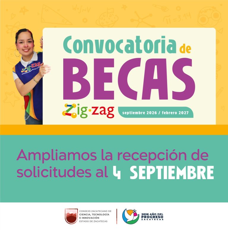 Amplían convocatoria para becas Zigzag