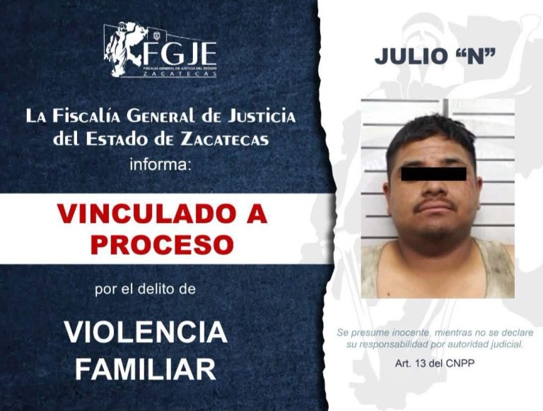 Lo vinculan a proceso por violencia familiar