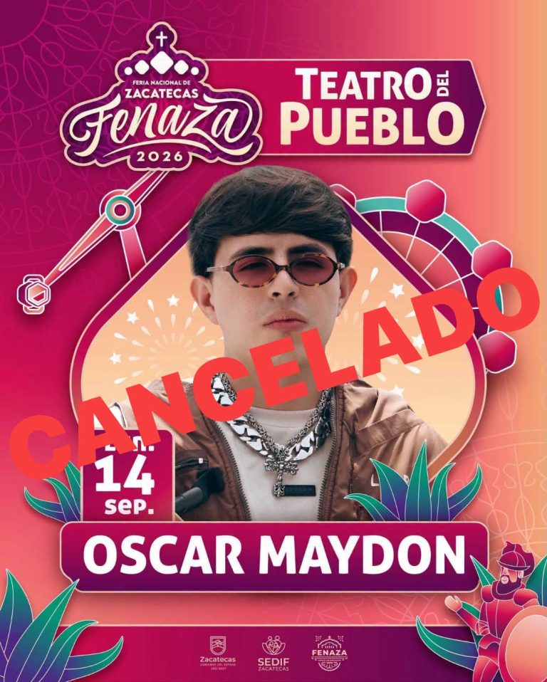 Cancelan presentación de Maydon en Fenaza