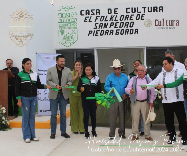 Inauguran nuevo edificio en la Casa de Cultura