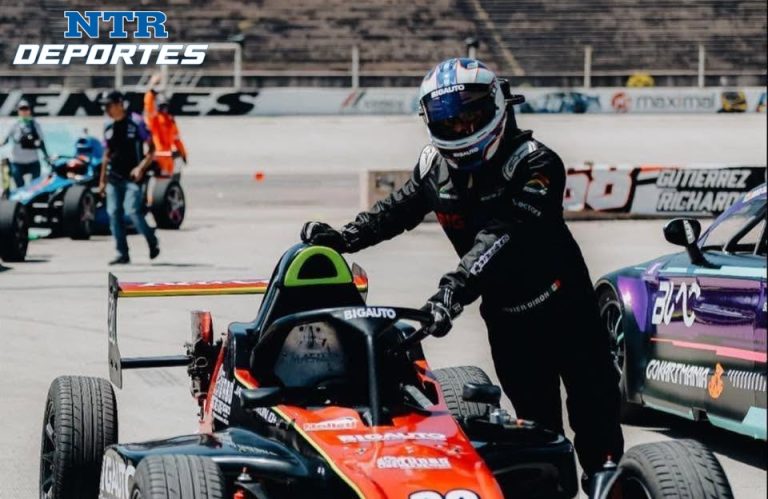 Javier Girón lidera la F5 y apunta al podio en el autódromo Hermanos Rodríguez