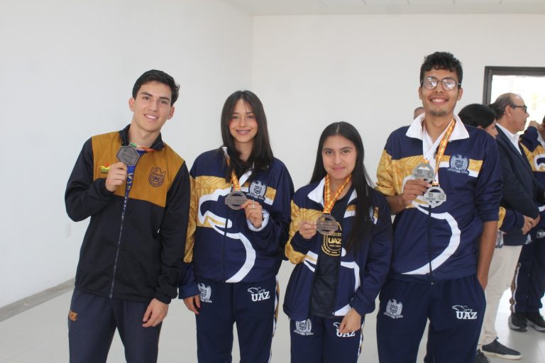 Reconocen a atletas de la UAZ por 25 medallas en la ANUIES