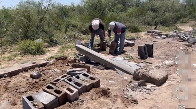 Se cae barda de nuevo panteón de Villa de Cos