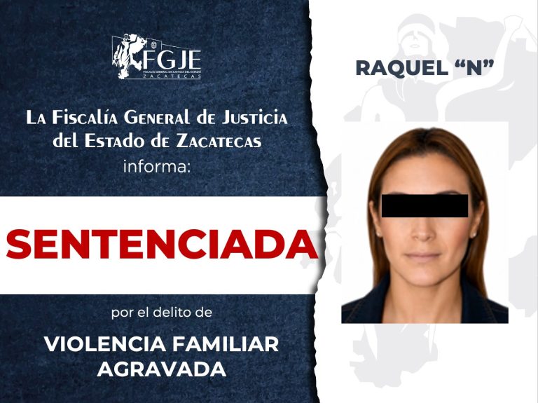 Sentencian a Raquel por violencia familiar agravada