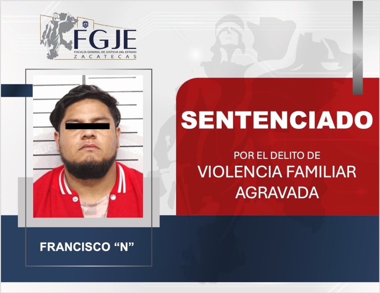Sentencian a Francisco “N” por violencia familiar agravada