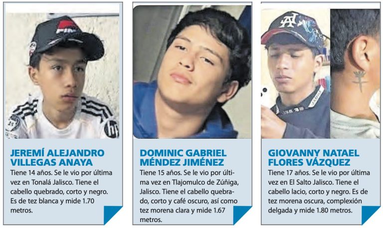 Siguen ruta de adolescentes desaparecidos
