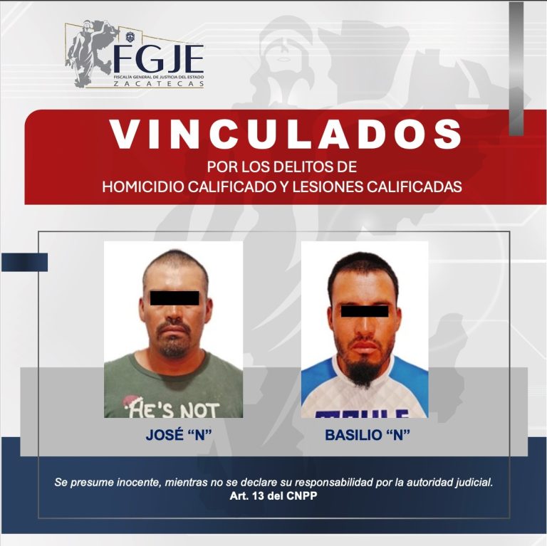 Vinculan a dos por homicidio en Concepción del Oro