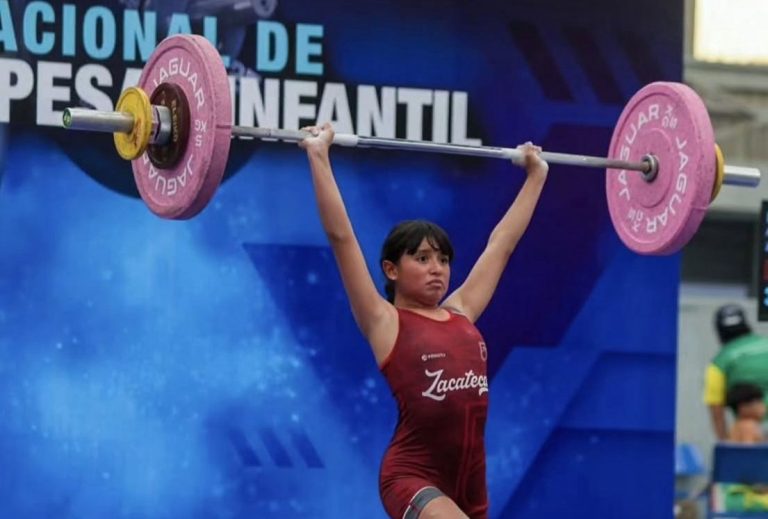 Zacatecas sube al podio en Nacional Infantil de Halterofilia