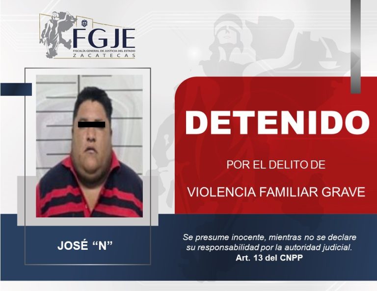 FGJE ejecuta cuatro órdenes de aprehensión
