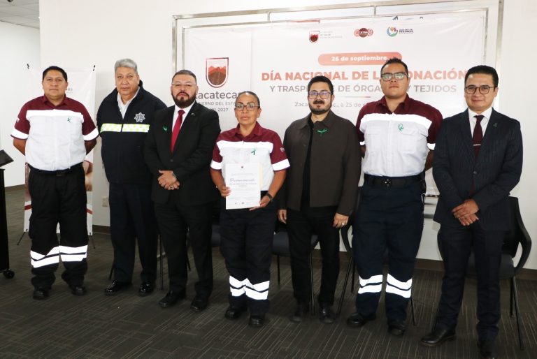 Reconocen fomento a la cultura de donación de órganos