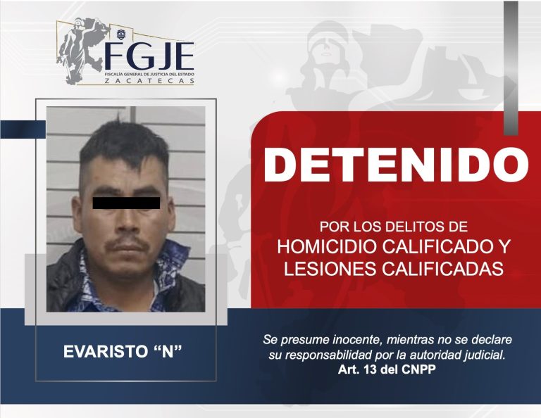 Colaboran fiscalías en detención de presunto homicida