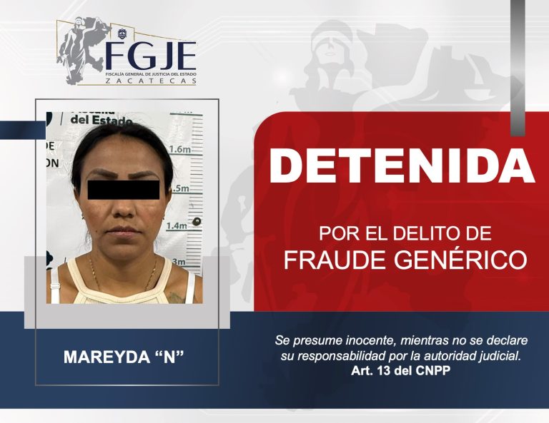 Detienen a Mareyda por fraude genérico