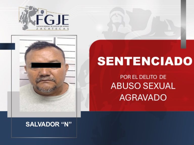 Sentencian a Salvador «N» por abuso sexual agravado