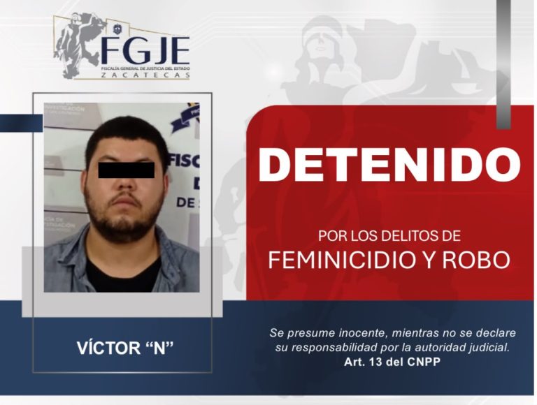 Detienen en San Luis a Víctor «N», era buscado en Zacatecas