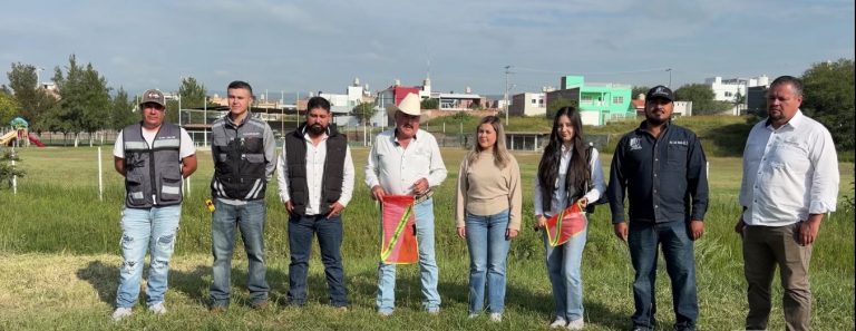 Construyen puente peatonal en Nochistlán