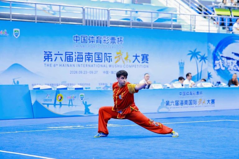 Estudiante de la UAZ destaca en competencia de wushu en China