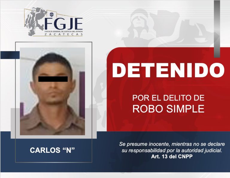 FGJE ejecuta cinco órdenes de aprehensión