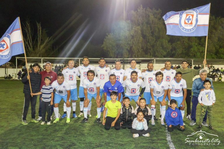 Cruz Azul se corona en la Liga de Veteranos de Sombrerete